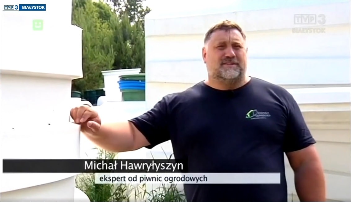 Michal Hawrylyszyn, szakértő kerti földalatti pincék beépítésében, Lengyelország