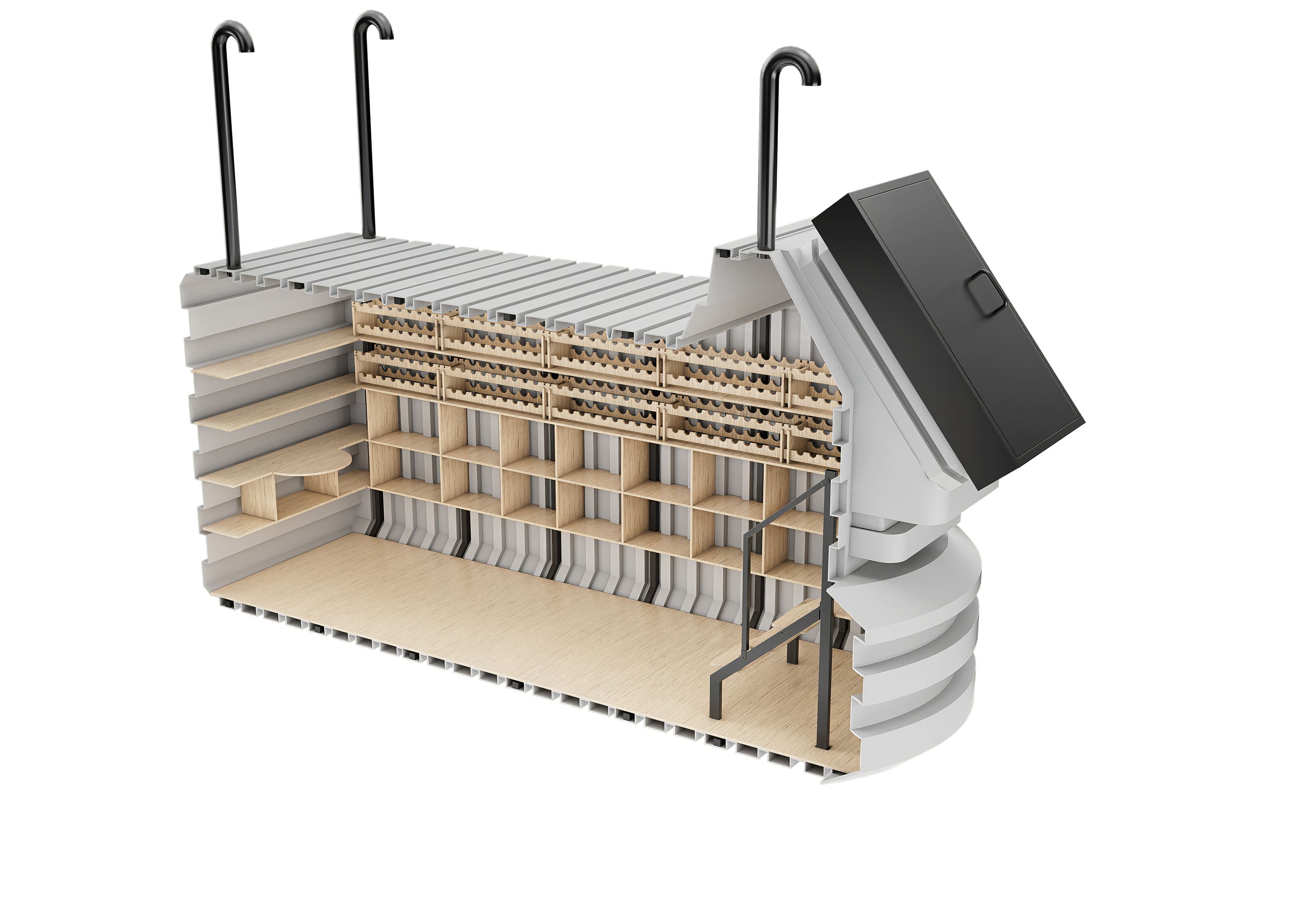 borok helyes tárolási feltételei cm – Polcterület 13,1 m² Borospince 200x500 Natural Fridge  22 250  EUR